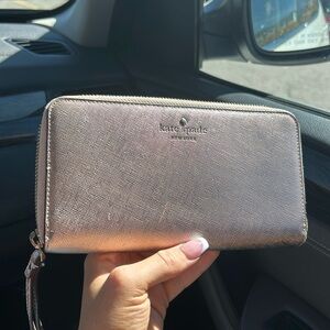 Kate spade rose gold wallet/handbag